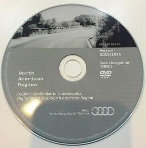 Audi 2g north america dvd 2015-2016 navigation dvd maps 4e0060884eg