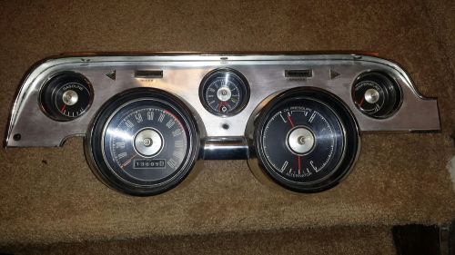 1967 ford mustang gauges and aluminum dash kit