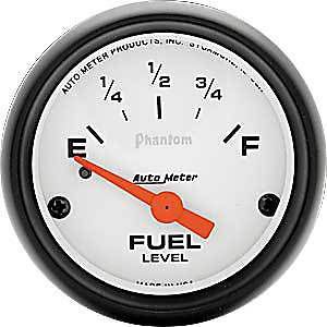 Auto meter 5716 phantom fuel level gauge 2-1/16&#034; electrical 240-33 ohms