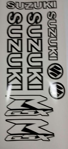 Suzuki gsxr outline fairing decal sticker 8 piece set