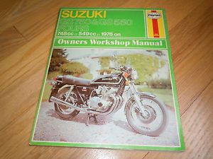 1979 suzuki gs750 &amp; gs550 fours 748cc/ 549cc / 1976 on owners workshop manual