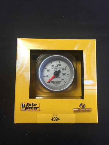 Auto meter 4904 ultra-lite ii boost   2-1/16&#034; mechanical gauge