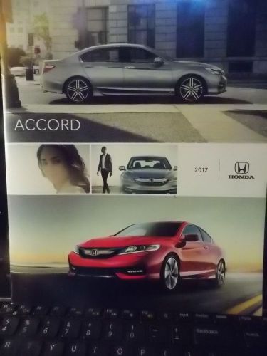 2017 honda accord  - 12 models  22 page brochure look nice!