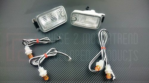 P2m for nissan 180sx jdm type-x dual posts front position lights [led]