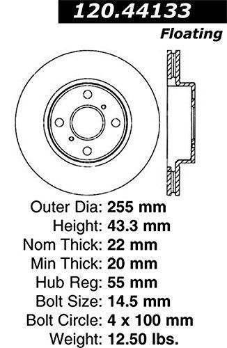 Stoptech (127.44133r) brake rotor