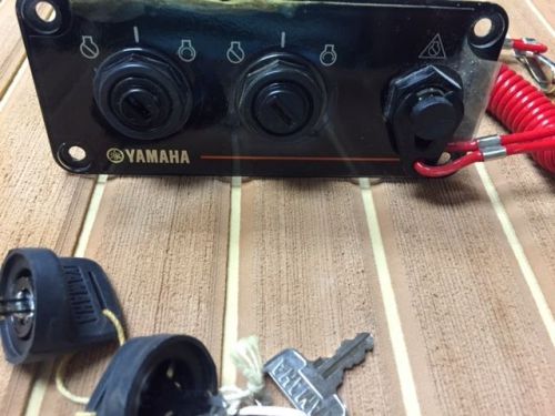 Yamaha outboard twin ignition switch panel 6y8-82570-02-00