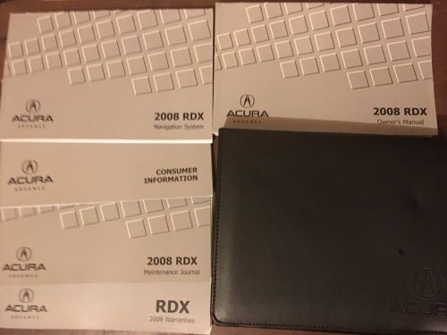 2008 acura rdx owners manual