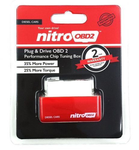 Nitro obd2 plug &amp; drive obd2 performance chip tuning box  for diesel car auto