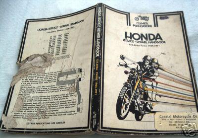 1964 honda motorcycle service repair handbook  clymer