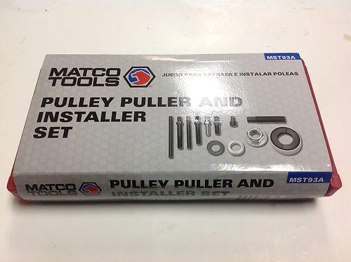 Matco tools pulley remover/installer set part # mst93a brand-new!
