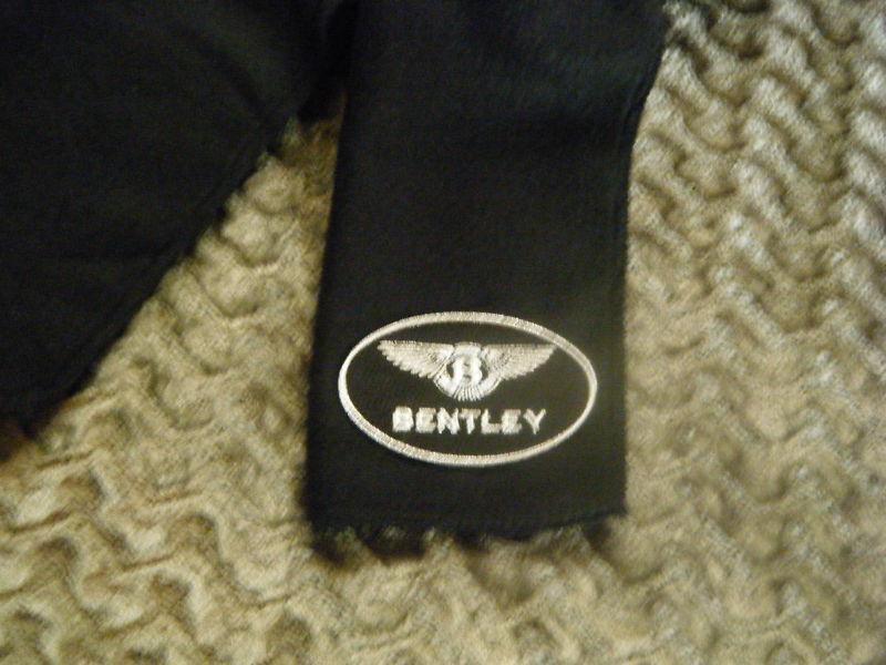 Bentley rolls royce    black fleece scarves scarfs -scarf  9" x 60" (inches) 