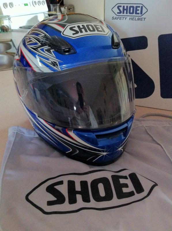 Shoei - rf 1000 gobert full-face helmet - adult large - tc-2 orig. owner e.u.c.