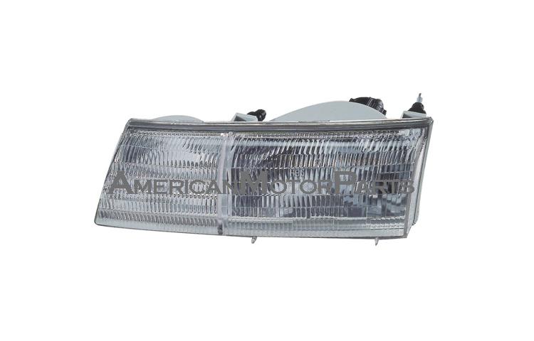 Left driver side replacement headlight 91-95 mercury cougar - f1wy13008b