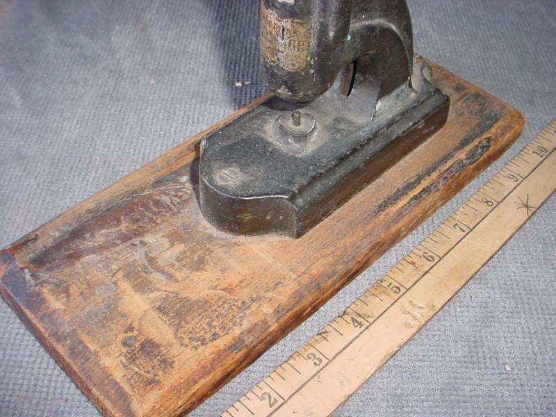 Vintage grommet machine tool  
