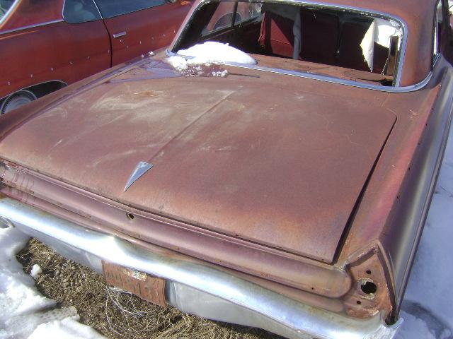 1962 62 pontiac catalina trunk lid solid 2dr ht grand prix