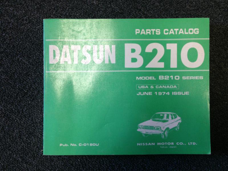  datsun b210 factory parts catalog