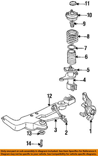 Mopar oem 4695755 front suspension-engine cradle isolator