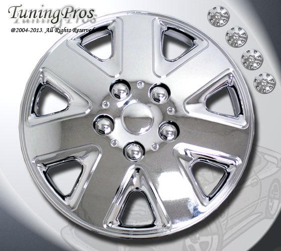 15" inch hubcap chrome wheel rim covers 4pcs, style code 026 15 inches hub caps