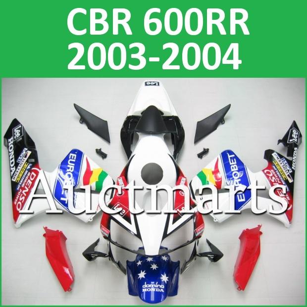 Fit honda 03 04 cbr600rr cbr 600 rr 2003 2004 fairing kit abs plastics a14 c03