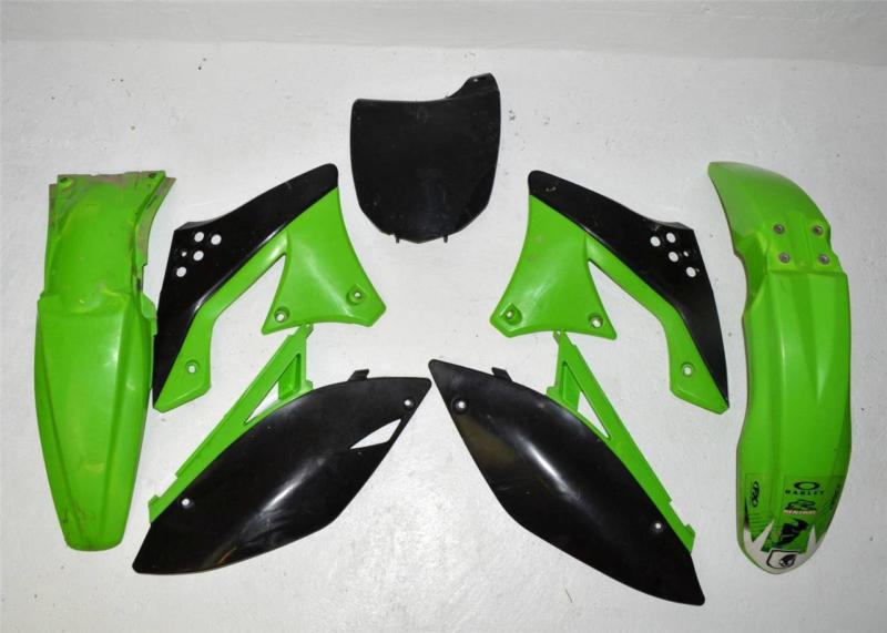 2011 kawasaki kx250f kxf decals plastic set kit fenders nuber plates side shroud