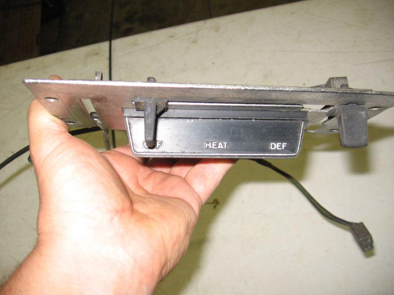 1969-70 dodge charger plymouth rr gtx heater controls