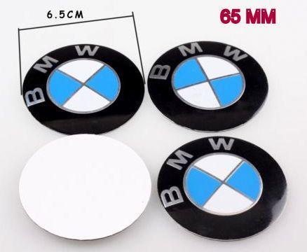 4 bmw 2 1/2" wheel center cap emblems stickers 6 series e63 e64 f12 f13 65mm,1