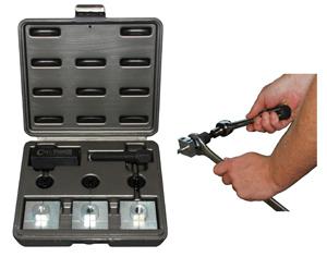 Cal-van 164 sae in-line flaring tool kit (3/16", ¼", 5/16" in case)