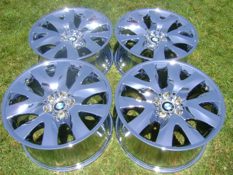 19" new oem bmw 745i/750i/760i chrome wheels/rims
