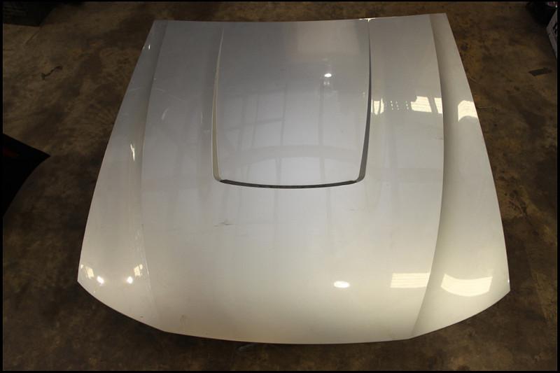 Mustang cobra hood oem ford hood 99-04 fits v6 and gt silver