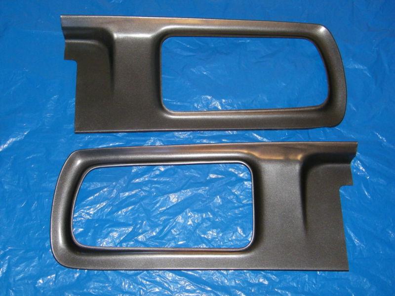 1970-1973 datsun 240z early taillight trim covers, used nissan, datsun s30 