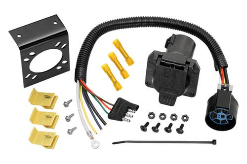 Tow ready 20125 - universal pin 4-flat to 7-way flat connector adapter