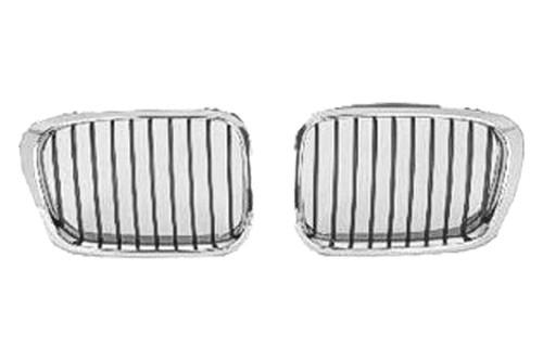 Replace bm1200178 - bmw 3-series lh driver side grille brand new grill oe style