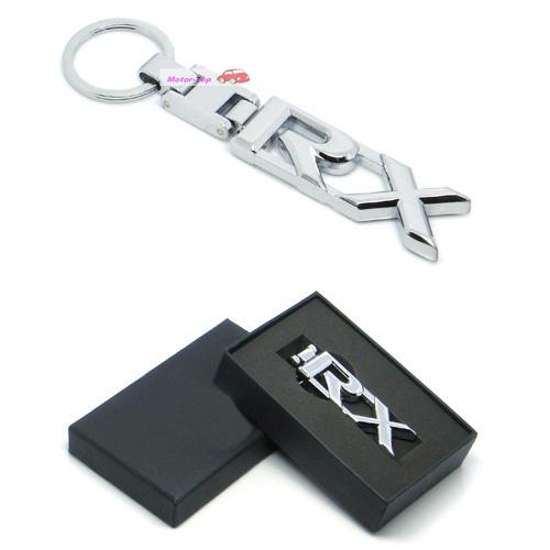 Metal pendant keychain key chain ring chrome for rx300 rx330 rx350 rx400h rx450h