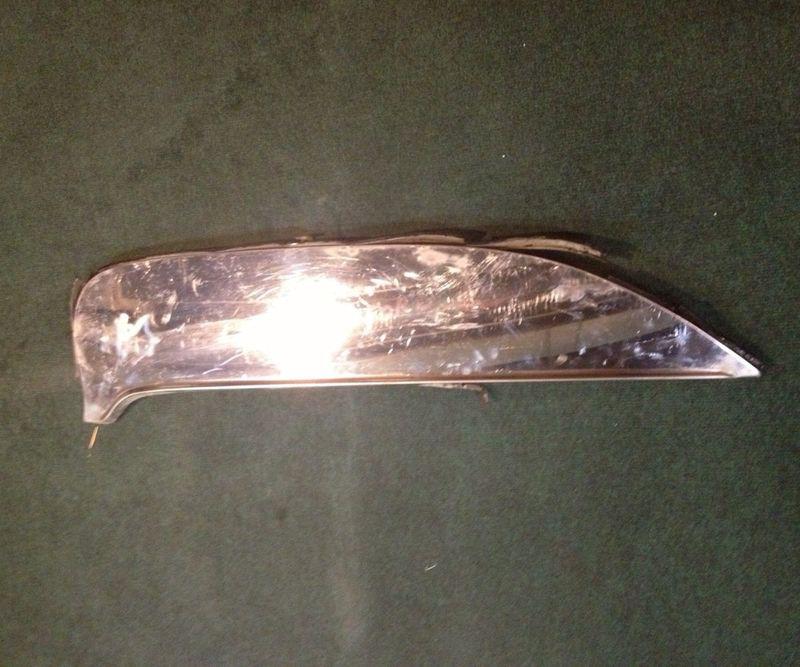 1959 ford stainless fender skirt (flared style) driver side