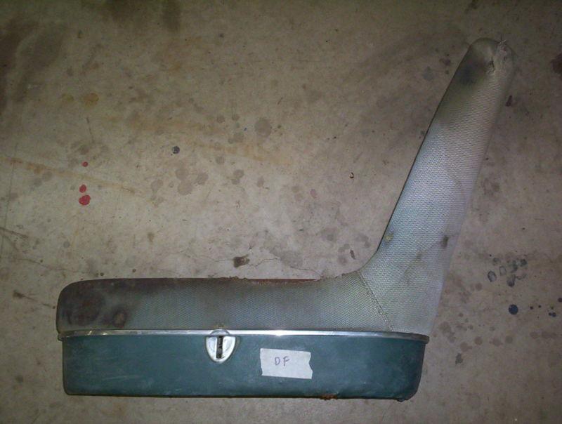 1953 1954 chevrolet car 4 door sedan front seat side panel trim cover df bench