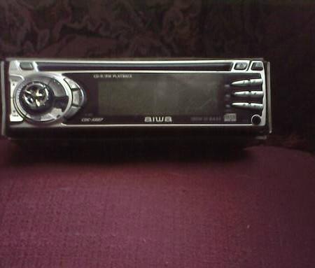 Car stereo in dash cd radio aiwa cdc-x227 with removable faceplate  not tested