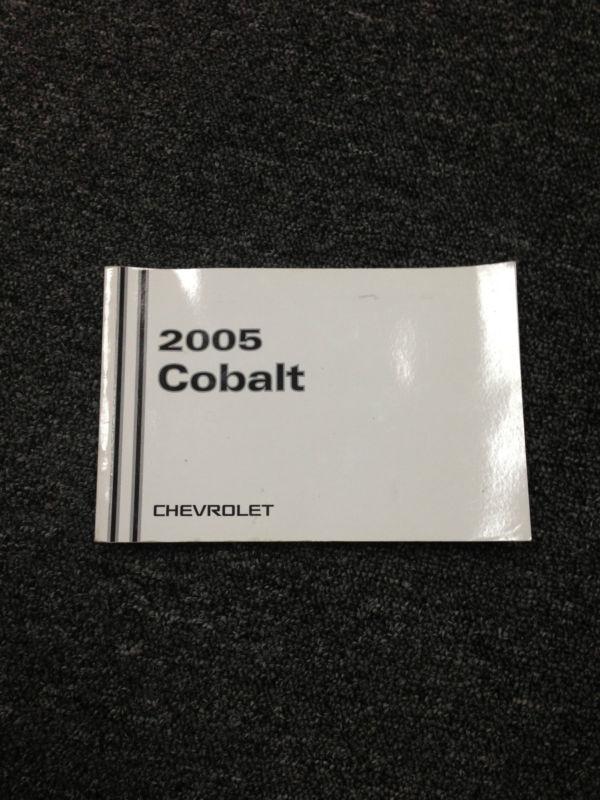 2005 05 chevy cobalt owners manual