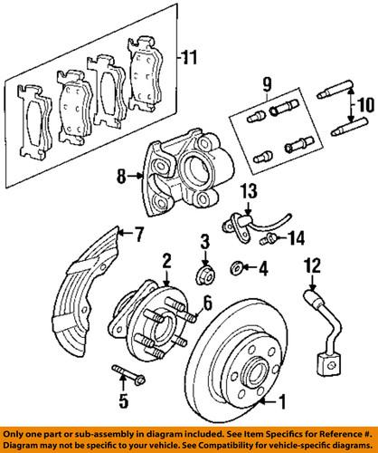 Dodge oem 6500557 brake-speed sensor screw