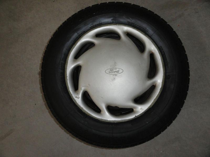 Kuhmo 175/7r13 tire on steel rim w/wheelcover - nice spare! lots of life left!