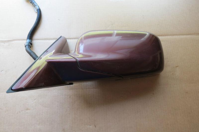 Read first 2003-2006 lincoln ls side view mirror left driver burgundy color oem 