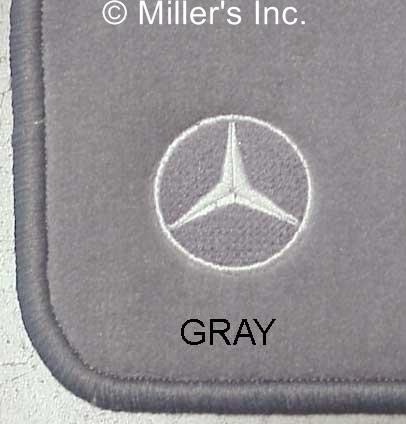 Mercedes benz new 380sl 450sl 560sl gray floor mats
