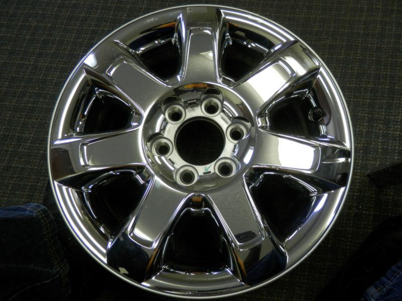 2013 ford f150 factory 18x7.5 oem chrome clad wheel  3915
