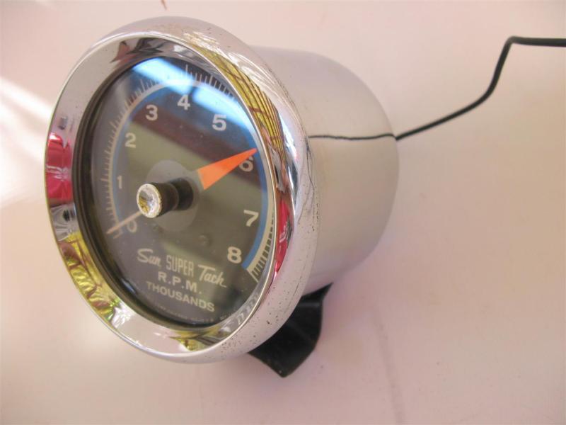 Vintage Super Tach With Cup SST-802 8,000 RPM 8 Cyl 12 Volt No Sender Required , US $159.99, image 4
