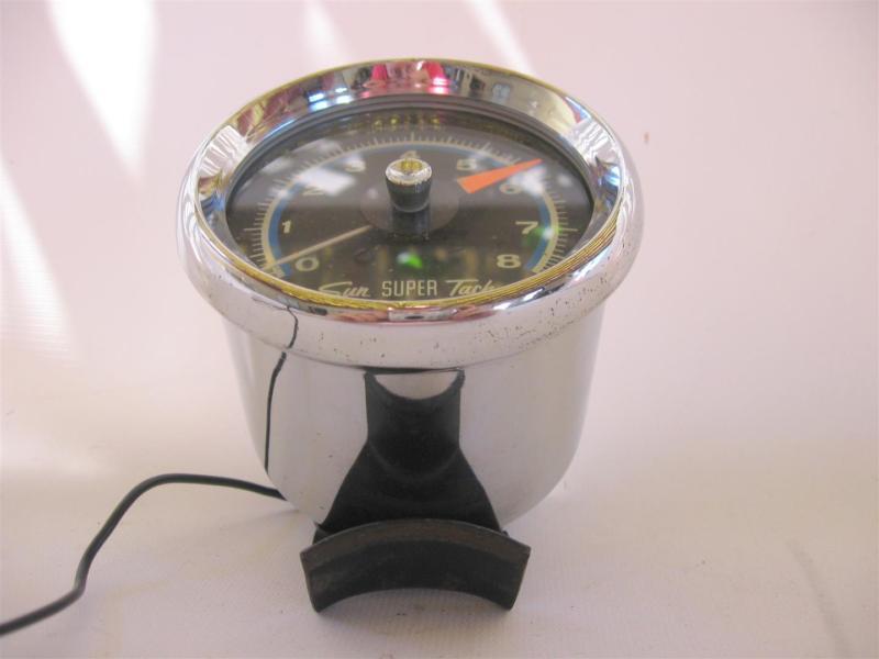 Vintage Super Tach With Cup SST-802 8,000 RPM 8 Cyl 12 Volt No Sender Required , US $159.99, image 5