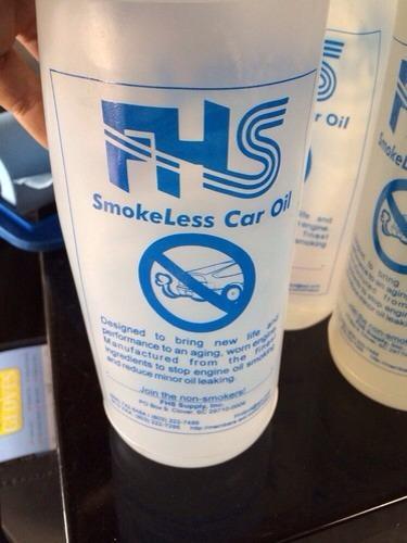 Fhs smokeless car motor oil 3qts