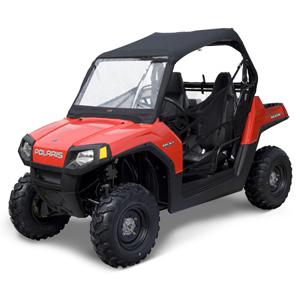 Polaris rzr 570 soft top with front & rear windshield - new