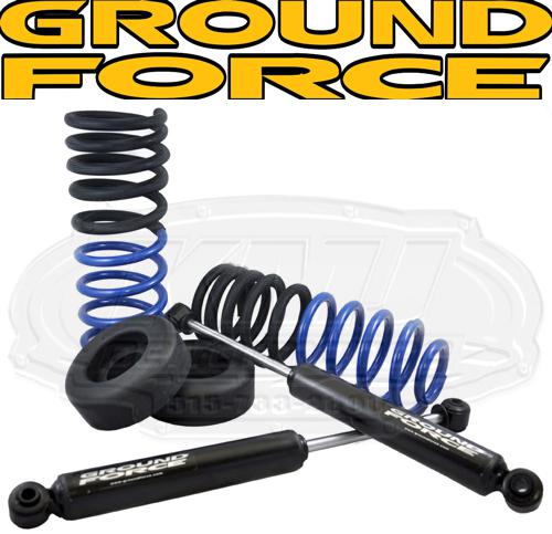 Ground force 91214 lowering kit 09-12 ram 1500 quad cab 6.5' box 2wd 2" drop