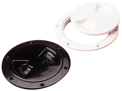 Sea-dog corp 3371651 deck plate- screw out 6in blk