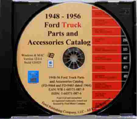 Ford truck part & accessory catalog 1948 1949 1950 1951 1952 1953 1954 1955 1956