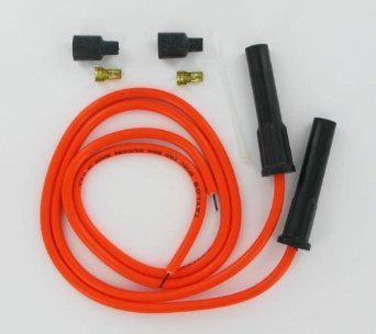 Taylor orange 8mm custom spark plug wire set harley fl flt touring w/ efi 09-13